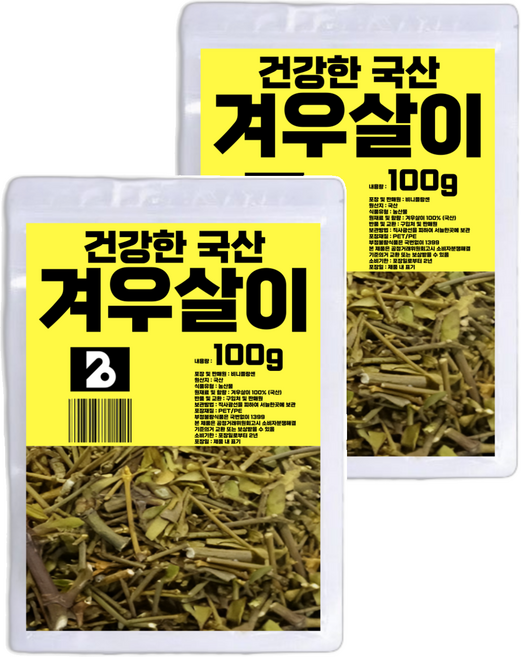 비니플랑센 건강한 국산 겨우살이, 100g, 2개