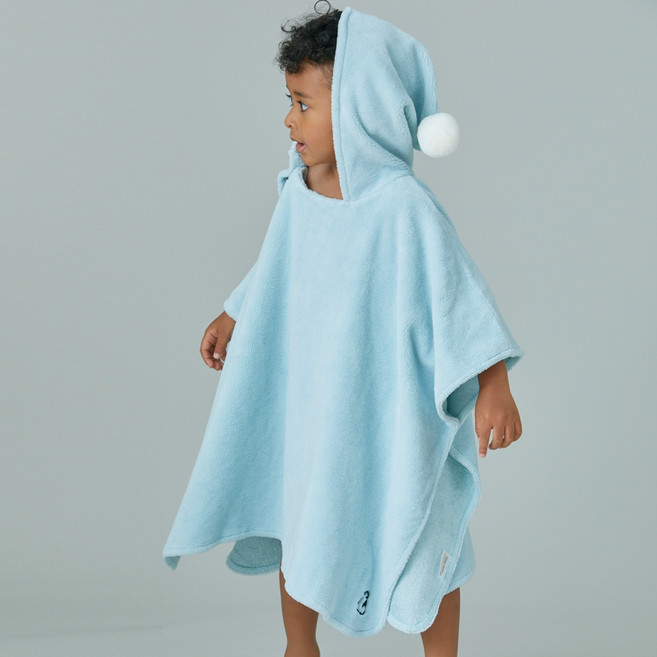코니 이지바스 후드타올 1-2세 85cm, 민트, 1개