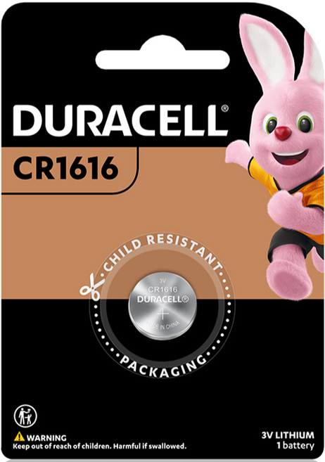 듀라셀 리튬 코인 건전지 CR1616, 1개, 1개입