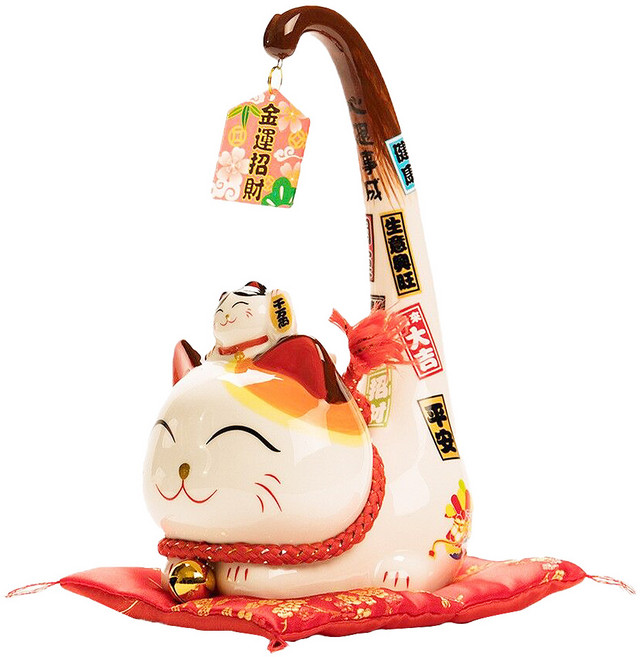 半島良品 招財貓擺飾, 長尾款 金運招財