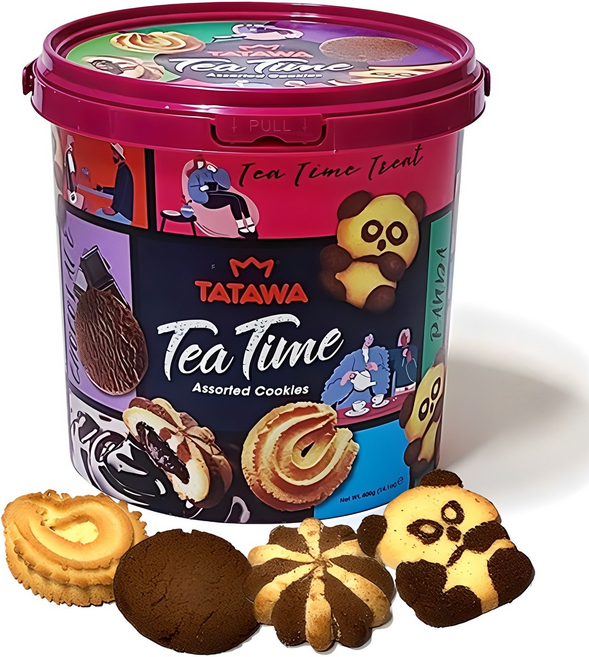 타타와 티타임 어쏘티드 쿠키, 400g, 1개