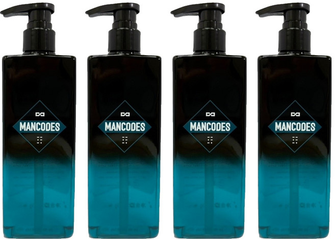 MANCODES 左顏右色 清肌洗髮露, 4個, 400ml