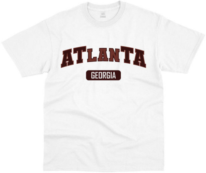 에어플레인 아틀란타 조지아 옆트임 오버핏 통기성 반팔 티셔츠