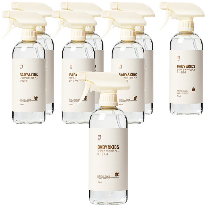 살림백서 베이비 앤 키즈 토이클리너, 500ml, 8개