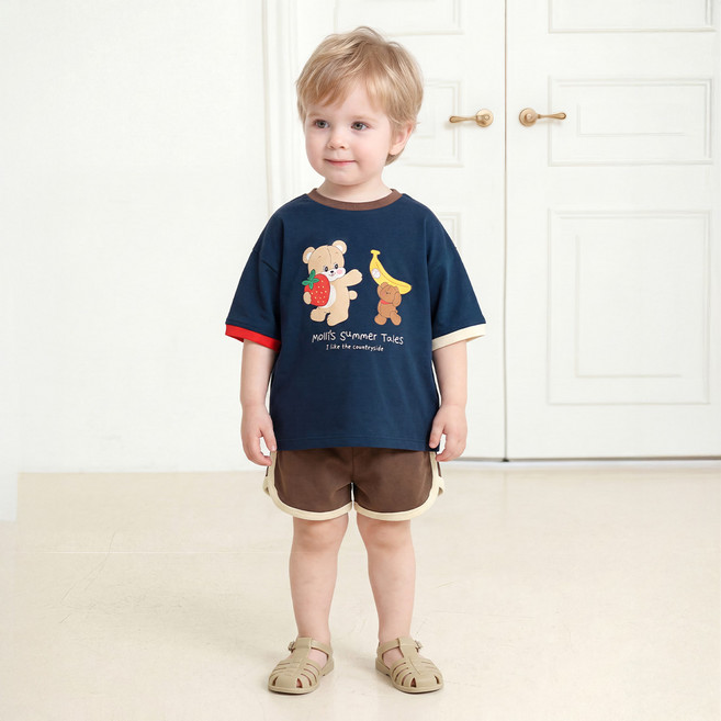 몰리멜리 베어리쥬시팡 상하의 세트