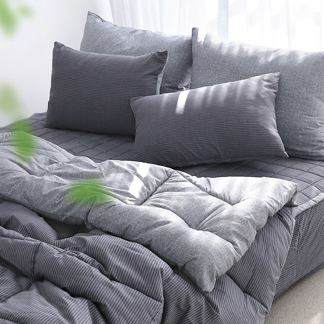 스코홈 국내 제조 욜로365 시리즈 양면 차렵이불 세트