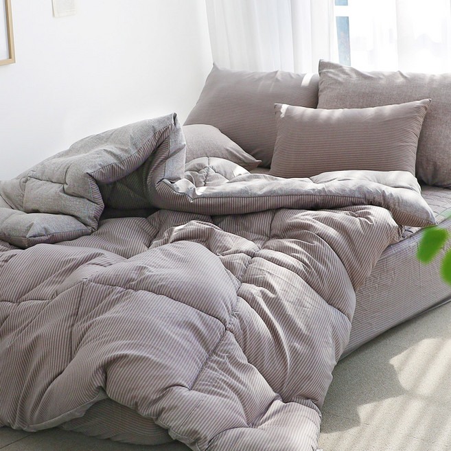 스코홈 국내 제조 욜로365 시리즈 양면 차렵이불 세트