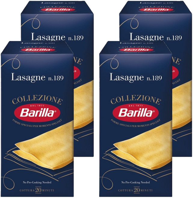 바릴라 라자냐, 4개, 500g