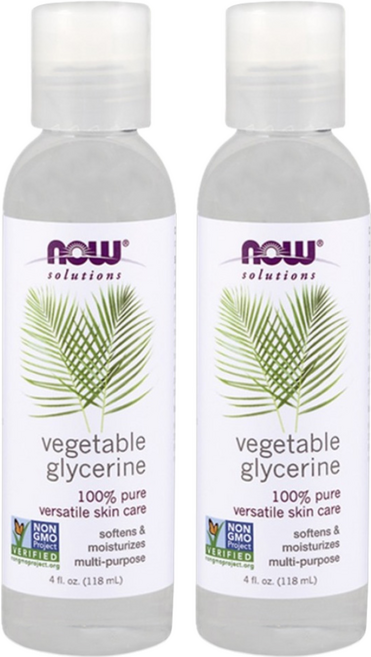 NOW Foods 純草本甘油保濕油, 118ml, 2瓶