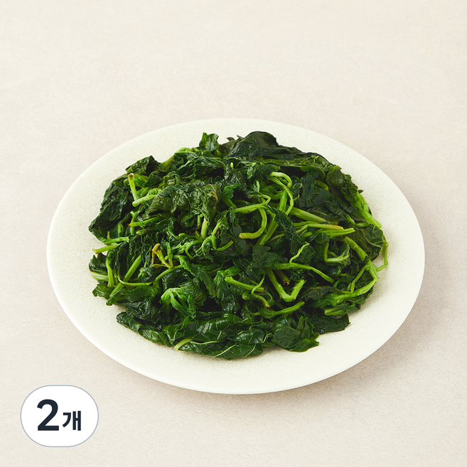 나물투데이 국내산 데친 깻순, 350g, 2개, 1개입