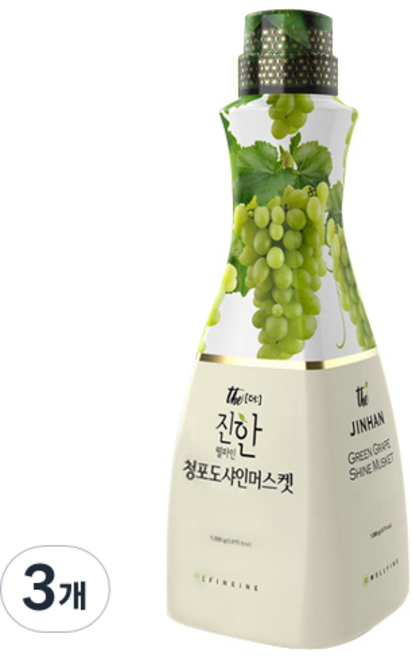 웰파인 더진한 청포도 샤인머스켓 농축액, 3개