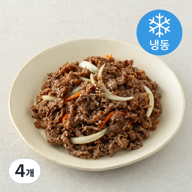 엘그로 와규 양념 소불고기 (냉동), 4개, 200g