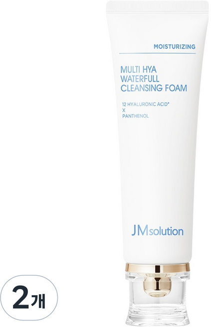 JMsolution 肌司研 多重玻尿酸水潤保濕潔面乳, 120ml, 2個