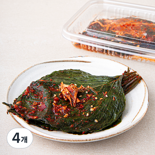 식탁위의사계 생깻잎 장아찌, 120g, 4개
