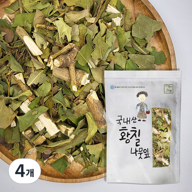 월드블링 국내산 황칠나무잎, 300g, 4개