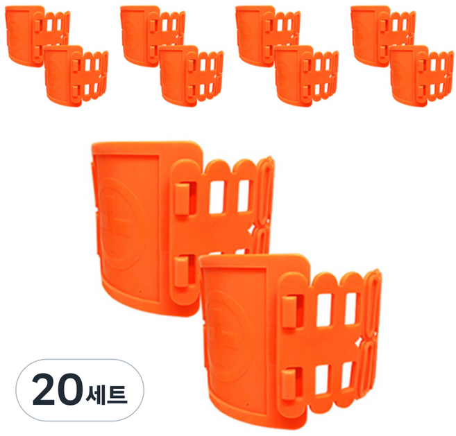 서진안전 로하스 각반 2p, 오렌지, 20세트