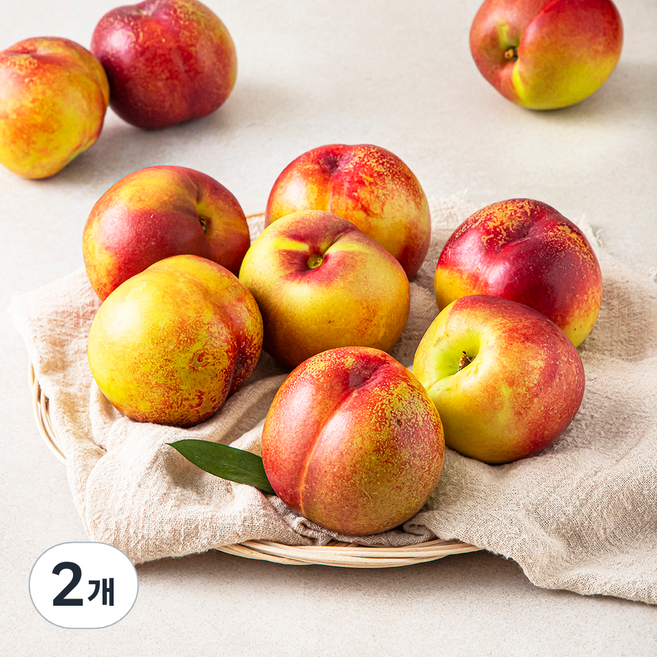 이화원 새벽경매 천도복숭아, 2개, 2kg