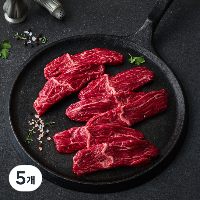 실속한우 조은장터 토시살 1등급 구이용 (냉장), 200g, 5개