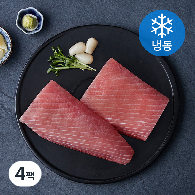 곰곰 황다랑어 통뱃살 (냉동), 300g, 4팩