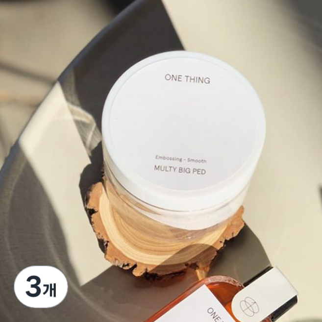 ONE THING 圓形大化妝棉, 70入, 3個