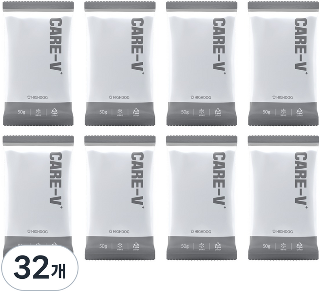 하이독 강아지 케어브이 키드프 냉동 사료, 말고기, 50g, 32개