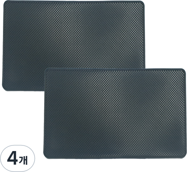 쎈나인 차량용 논슬립 대형 접착 패드, 4개