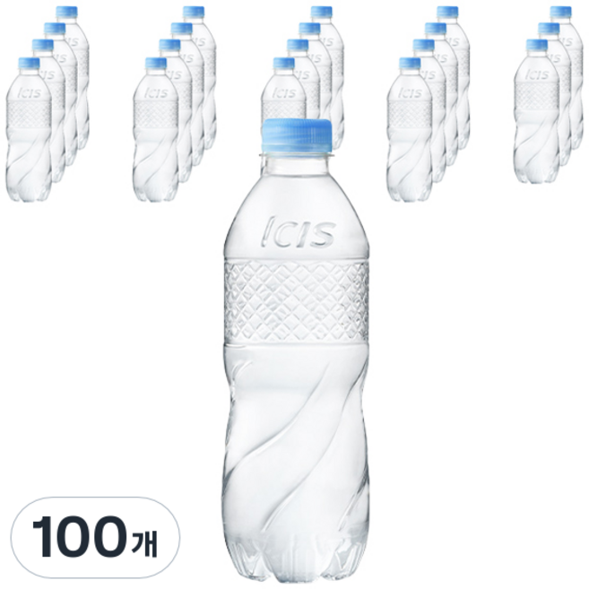아이시스 초경량 무라벨, 500ml, 100개