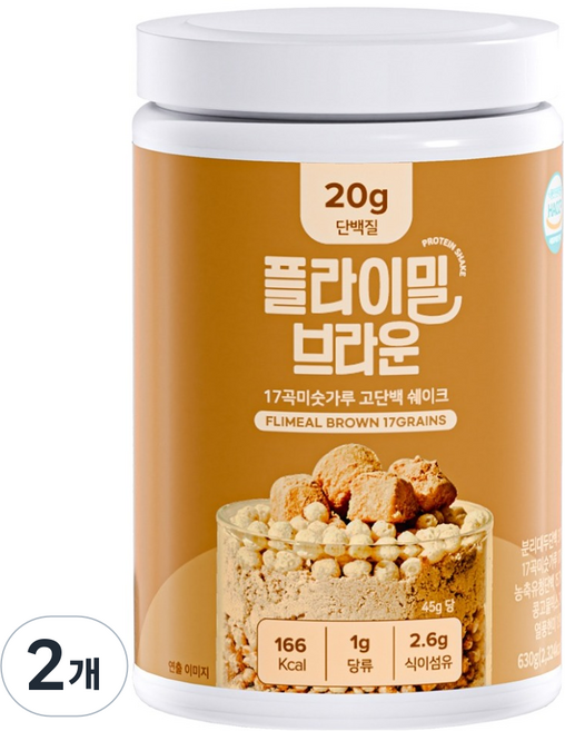 플라이밀 브라운, 630g, 2개