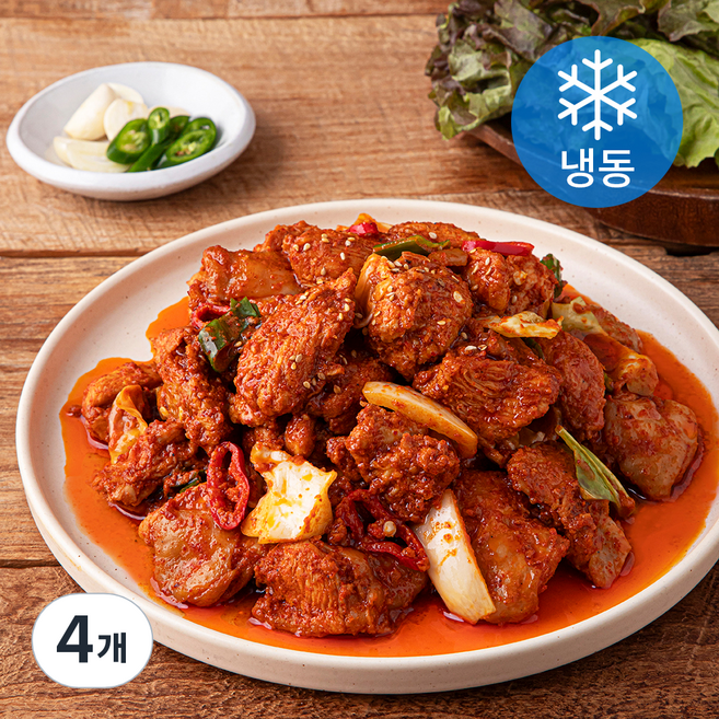 봄내푸드 춘천닭갈비 (냉동), 500g, 4개