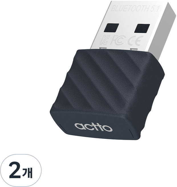 엑토 USB 블루투스 동글이 5.1 연결 리시버, BTR-07, 2개