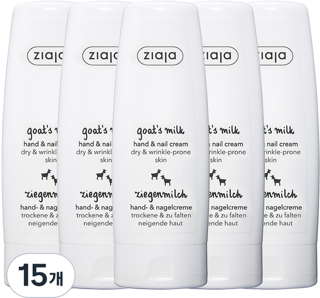 지아자 고드밀크 핸드 앤 네일크림, 80ml, 15개