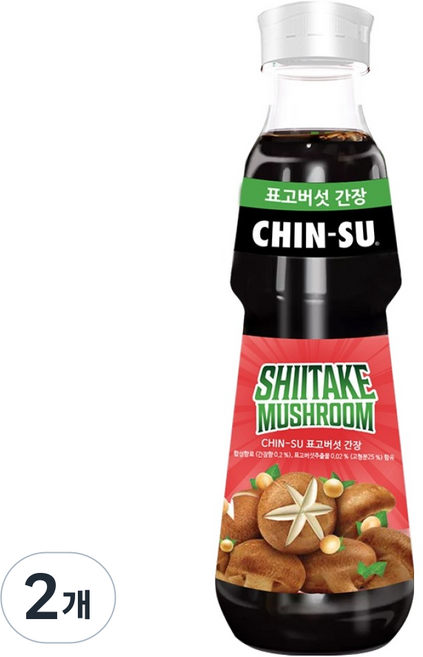 친수 표고버섯 간장, 330ml, 2개