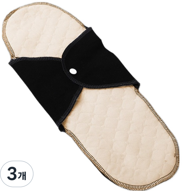행복드림 샘방지 방수 패드 블랙 L, 3개, 1개입