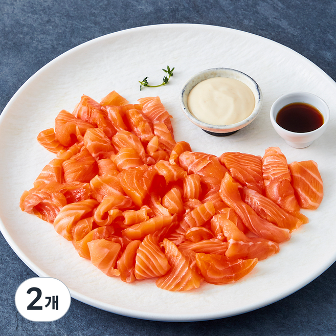 은하수산 알뜰 연어회 (냉장), 2개, 200g