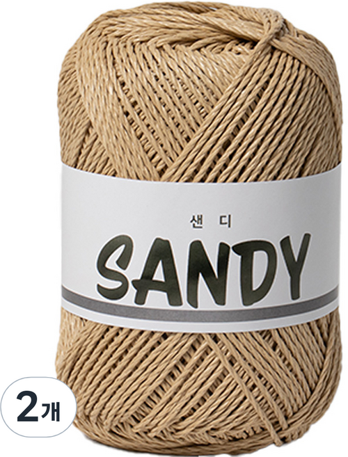 yarna 샌디 뜨개실 50g, 13 베이지, 2개