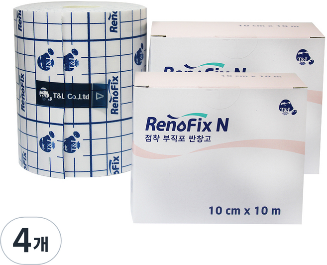 레노픽스 엔 점착 부직포 반창고, 1개입, 4개