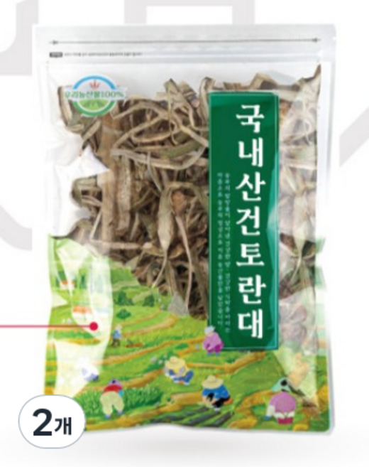 국내산 건토란대, 100g, 2개