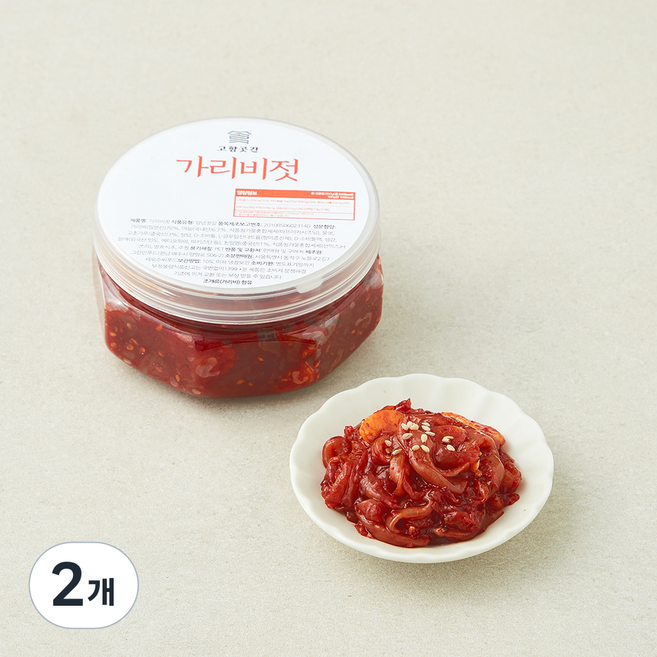 고향곳간 가리비젓, 250g, 2개
