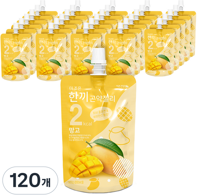 더존건강 더 조은 한끼곤약젤리 망고, 150g, 120개