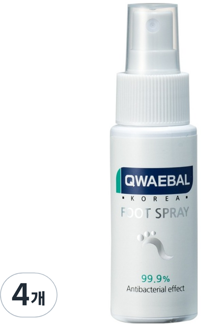 쾌발 풋스프레이, 4개, 50ml