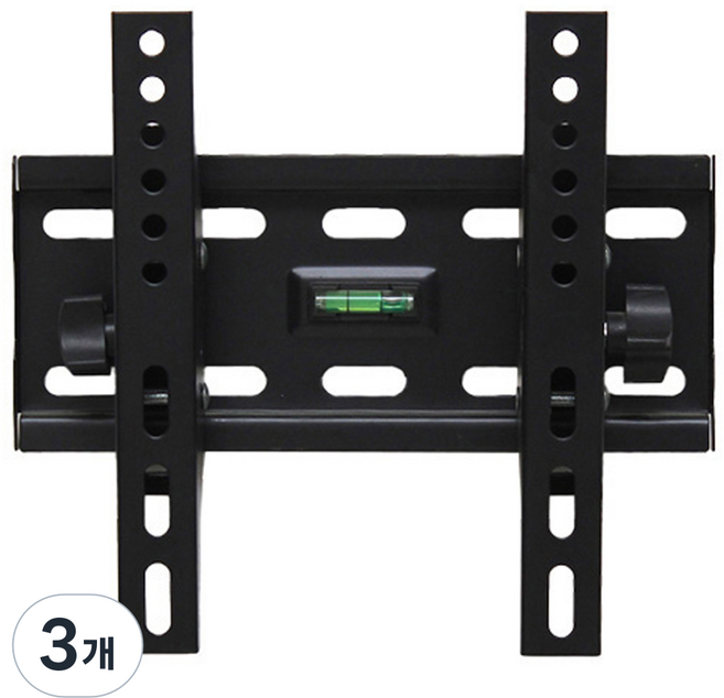 엘디엘마운트 벽걸이 TV브라켓 모니터 거치대 APL-22T, 블랙, 3개