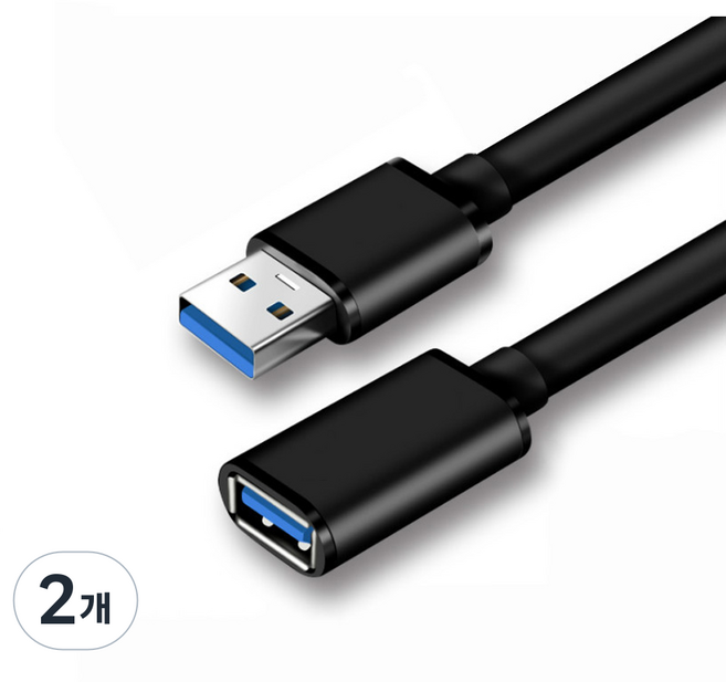 라온 USB3.0 AM-AF 연장케이블, 3m, 2개