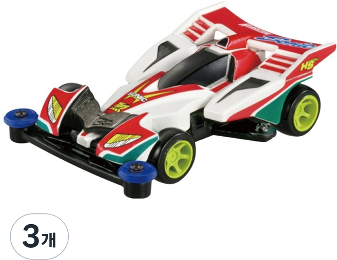 토미카 티아츠코리아 프리미엄 언리미티드 우리는 챔피언 미니 4WD 허리케인 소닉 피규어, 3개
