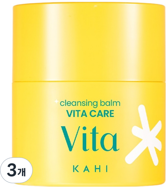 KAHI 維他命護理卸妝膏, 50ml, 3個