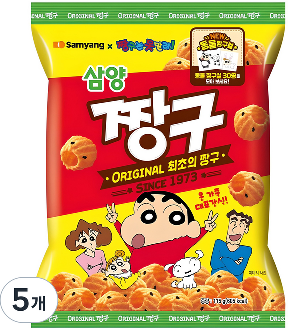 삼양 짱구, 115g, 5개