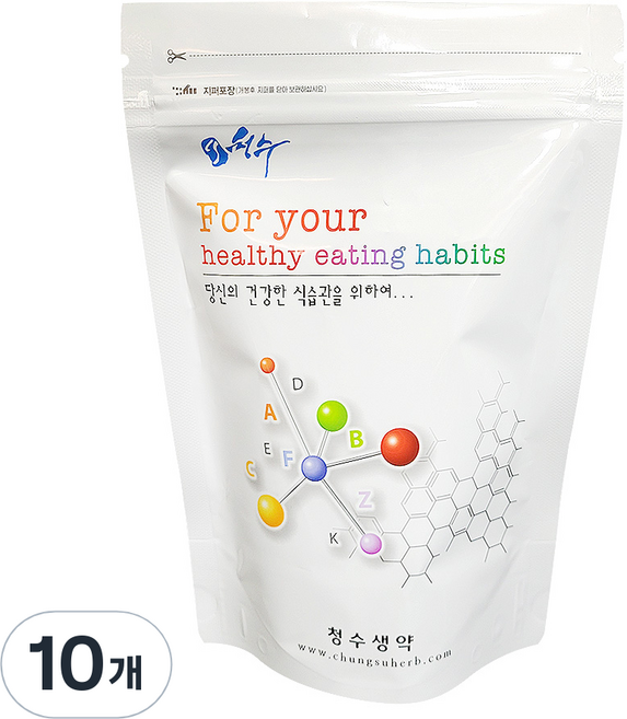 청수생약 볶은 골드 아마씨 분말, 10개, 1kg