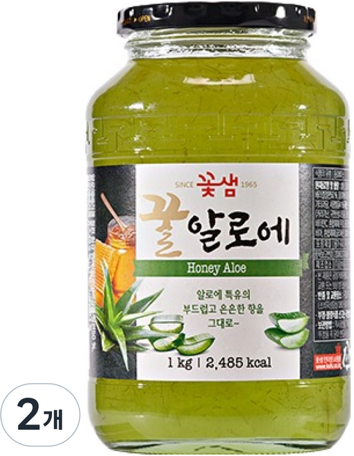 꽃샘 꿀알로에, 1kg, 2개, 1kg