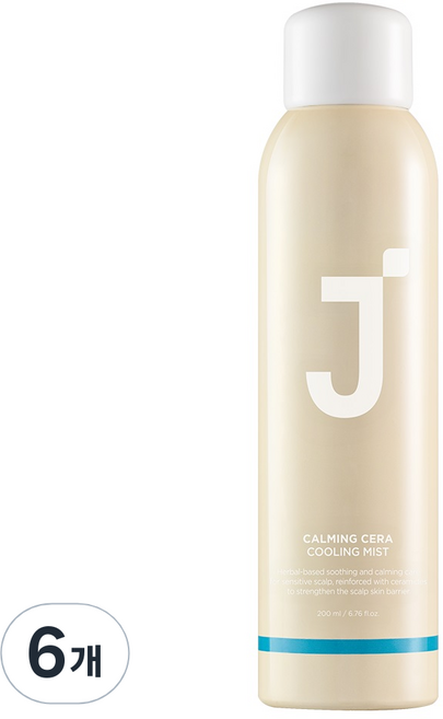 제이숲 카밍 세라 두피 쿨링 미스트 헤어 스프레이, 200ml, 6개