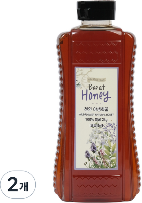 비엣꿀 베트남 야생화꿀, 2kg, 2개