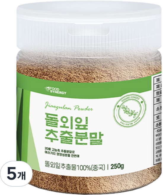 고미네 돌외잎추출분말, 250g, 5개